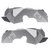 JL / JT Front Inner Fenders - All Engines - Vented